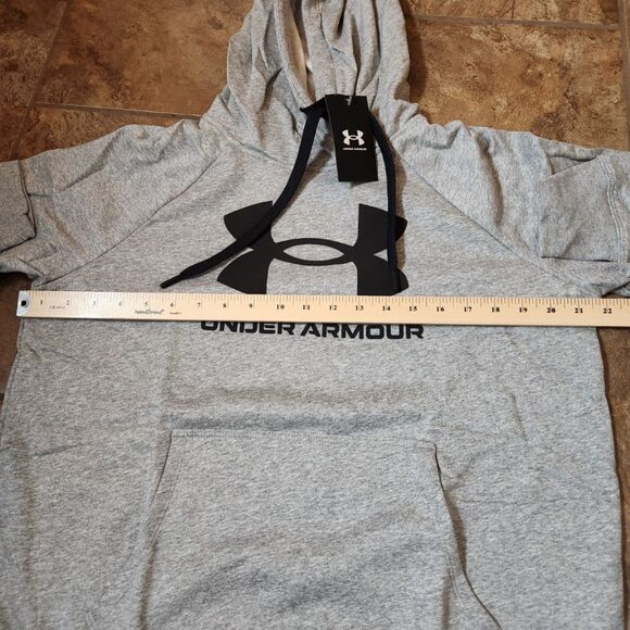 Under Armour Pullover Hoodie | Women's Size Medium Gray - Picture 9 of 10